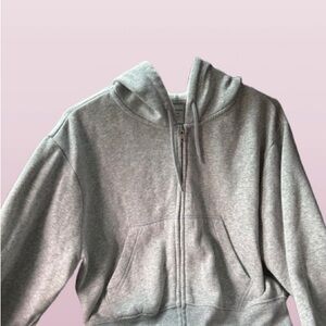 Gray Women's Hoodie Jacket
